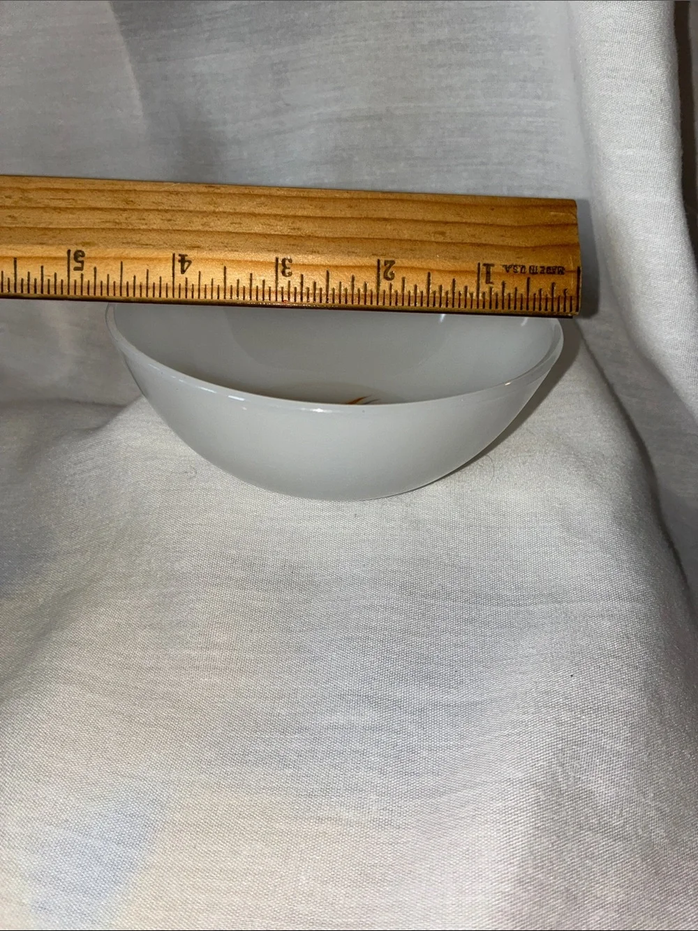 Vintage Fire King Bowl with Wheat Design